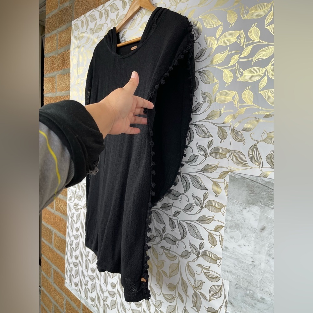 CARAVANA HADES SHIRT - BLACK Ntuchi Artisanal Cotton Gauze | OS - Picture 10 of 17